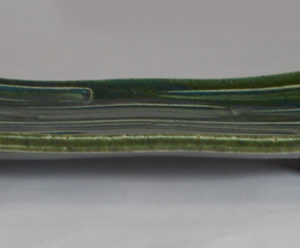 緑釉　大長角皿